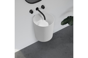 Раковина подвесная ABBER Stein AS2624 белая матовая