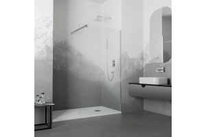 Душевая перегородка RGW Walk In WA-001 100х195 профиль хром стекло прозрачное - 2