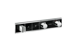 Термостат hansgrohe RainSelect для душа, черный/хром 15355600