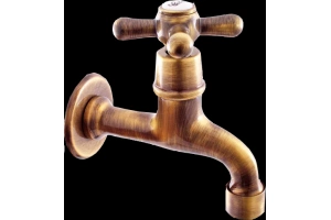 Кран для одного типа воды Rav Slezak Morava retro бронза