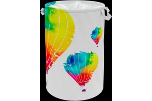 Корзина для белья Wasserkraft Rossel рисунок белый