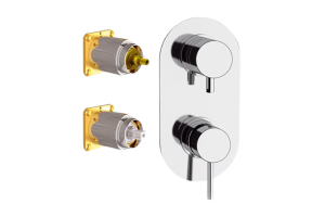 Remer X Style Смеситель для ванны/душа на 2 потока скрытый монтаж (заказывать совместно с rrbox92)