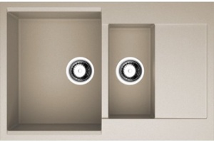 Мойка кухонная Omoikiri Daisen 78-2-SA бежевая