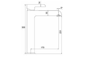 Смеситель для раковины Gappo белый хром - 2