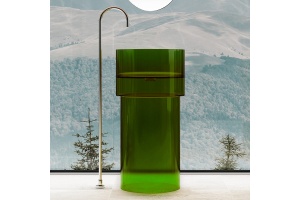 Напольная раковина Abber Kristall 45 зеленая