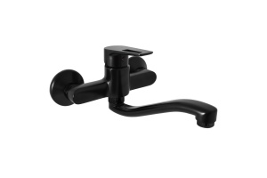 CO201.5/26CMAT COLORADO - смеситель кухонный настенный, ЦВЕТ ЧЕРНЫЙ МАТОВЫЙ