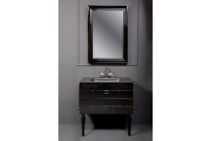 Тумба под раковину Armadi Art Vallessi Avangarde Piazza 80 черный - хром - 2