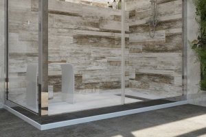 Поддон для душа STWORKI Эстерсунд 160x90 белый камень, с сифоном - 3