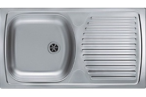 Мойка BASIC 170 LEI-60 NEW 780X435 в комплекте с сифоном 1011717,