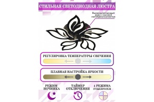 Потолочная люстра Natali Kovaltseva High-Tech Led Lamps HIGH-TECH LED LAMPS 82006 BLACK - 3