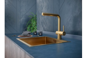 Смеситель Paulmark Dosse для кухонной мойки Do214418-BG - 2