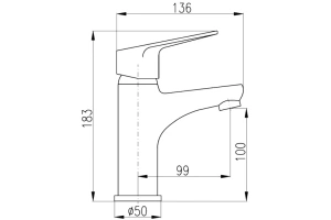 Смеситель для раковины Rav Slezak Victoria хром - 2