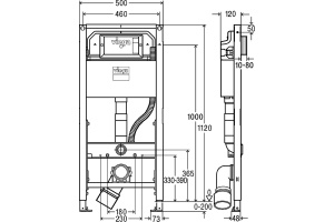 Система инсталляции для унитазов Viega Prevista Dry 8521 - 2