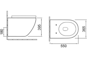 Унитаз подвесной SantiLine SL-5002MM - 2