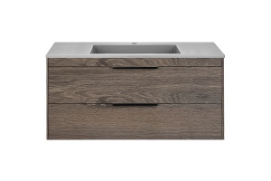 Тумба под раковину Vincea Chiara 100 темное дерево - 3