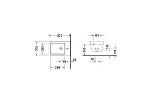 Биде подвесное Duravit Vero Air (2274150000) - 3