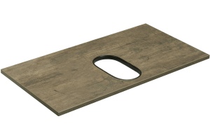 Столешница под раковину Aquaton Лофт Фабрик 80 темное дерево