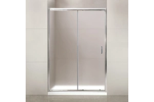 Душевая дверь BelBagno Uno 120 стекло текстурное (UNO-195-BF-1-120-P-Cr)