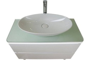 Столешница Misty Скай 100х42 стекло матовое - 2
