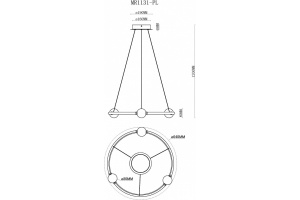 Подвесной светильник MyFar Victory MR1131-PL - 3