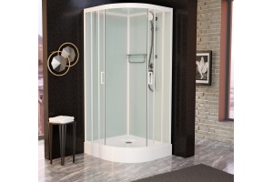 Душевая кабина Frank F409 White низкий поддон