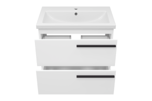 Тумба под раковину Misty Ненси 70 белая матовая - 3