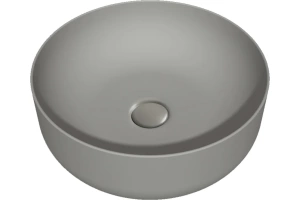 Раковина накладная Kerasan Nolita 40 серый матовый (534489)