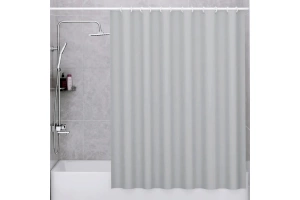 Штора для ванной Wasserkraft Vils 240х200 серый