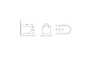 Биде подвесное Weltwasser WW Merzbach 005 GL-WT белый (10000003713) - 2