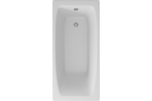 Чугунная ванна Delice Repos 170x70 белая с ручками - 2