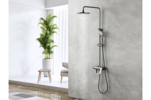 Душевая стойка Lemark Bronx LM3762GM графит - 2