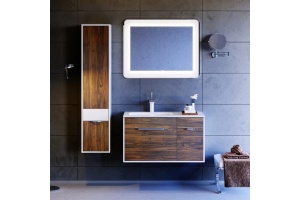 Тумба для комплекта Aqwella 5 stars Malaga 90 L крафт темный - 3