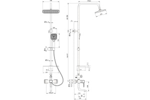 Душевая стойка Lemark Evitta LM0562C - 2