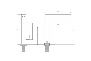 Смеситель для кухни Abber Daheim белый - 3