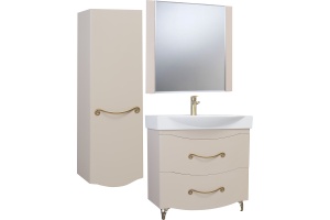 Тумба для комплекта Bellezza Сесилия 85 капучино - 2