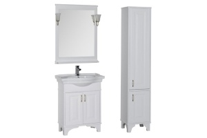 Зеркало Aquanet Валенса 70 белое - 2