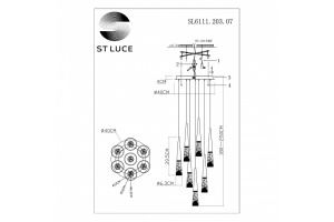 Подвесной светильник ST-Luce Sollen SL6111.203.07 - 2