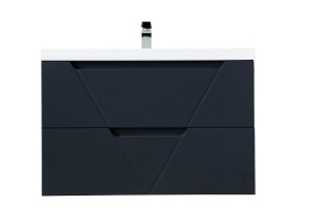Тумба под раковину BelBagno Vittoria 90 черный матовый