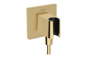 Шланговое подключение Hansgrohe FixFit E полированное золото