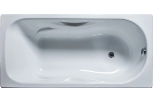 Чугунная ванна Универсал Сибирячка 150x75 см, пристенная, на ножках