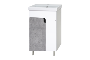 Тумба под раковину Misty Примула 60 бело-серая