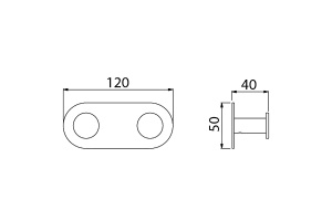 Крючок двойной Timo Saona черное золото - 2