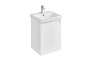Тумба с раковиной Aquaton Сканди Doors 45 белый