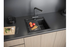 Мойка кухонная мойка Paulmark Stepia 50 черный матовый - 2