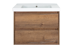 Dallas - 60 Тумба подвесная 2 ящ. ДСП (Дуб Галифакс) - 2