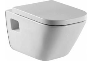 Комплект Система инсталляции для унитазов Geberit Duofix Delta 458.124.21.1 3 в 1 с кнопкой смыва + Крышка-сиденье Roca Gap 801472004 с микролифтом - 3