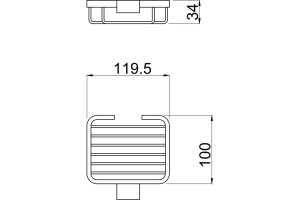 Мыльница Allen Brau Infinity 6.21005-31 черная - 2