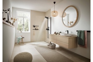 Смеситель для раковины Hansgrohe Vivenis 110 черный матовый  - 2