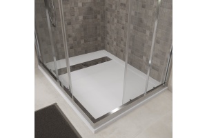 Поддон для душа STWORKI Эстерсунд 120x90 белый камень, с сифоном - 2