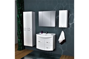 Зеркало-шкаф Dreja.eco Uni 80 см (99.9011) - 3